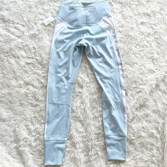 NWT Stella McCartney x Adidas Blue Snakeskin Leggings - Picture 6 of 8